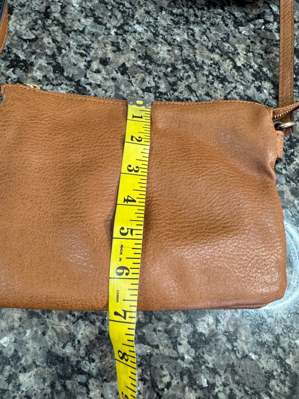 LC Lauren Conrad Brown Leather Crossbody - Picture 9 of 12